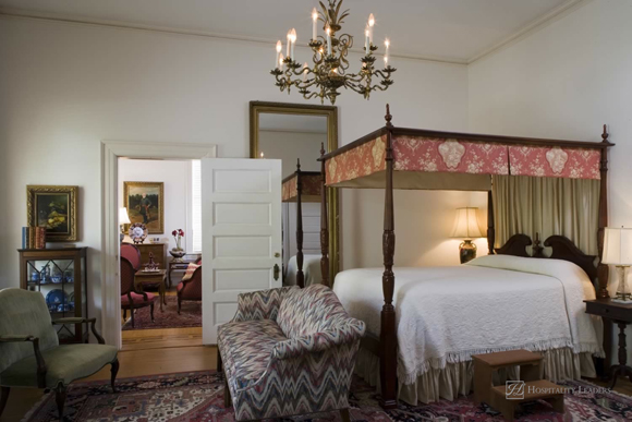 Interior view of Rosewood Manor bedroom