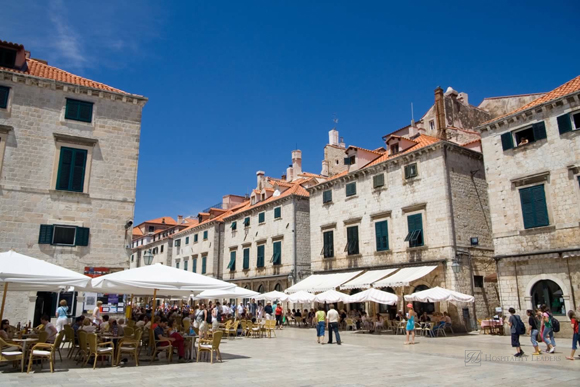 The Luza is the main city square in the Croat city of Dubrovnik.