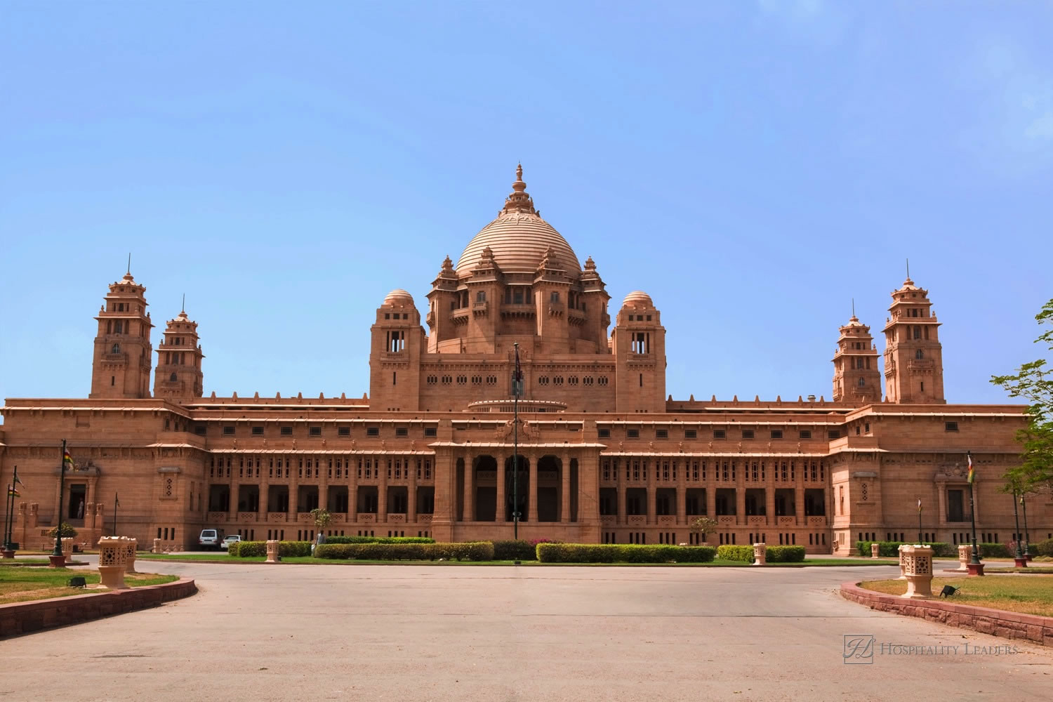 Umaid Bhawan palace hotel in the beautiful city of jodhpur in rajasthan state in India