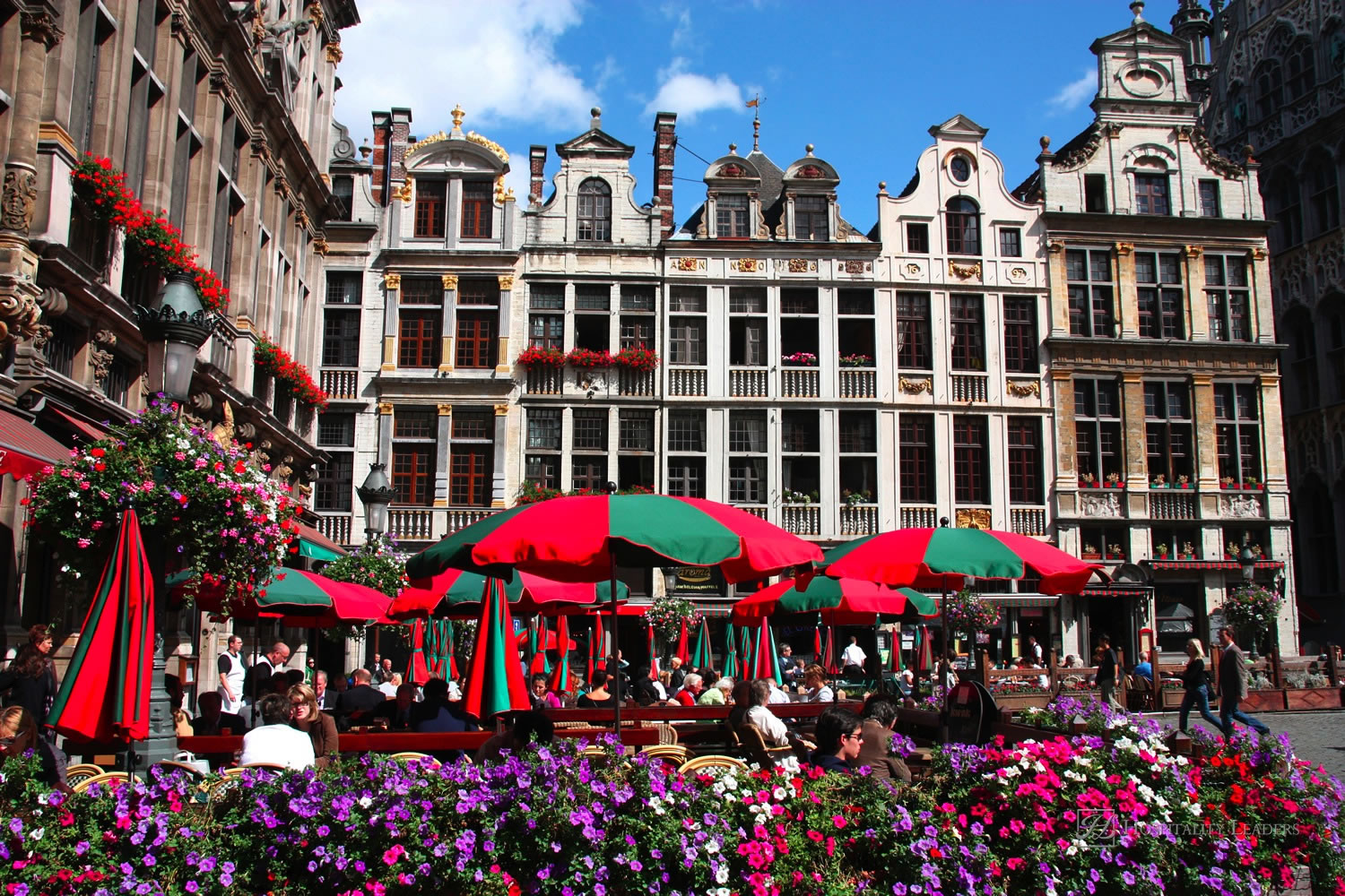 Brussels - September 2: Restaurant view on September 2, 2009 at Grand Place, Brussels, Belgium. Grand Place was named by UNESCO as a World Heritage Site in 1998