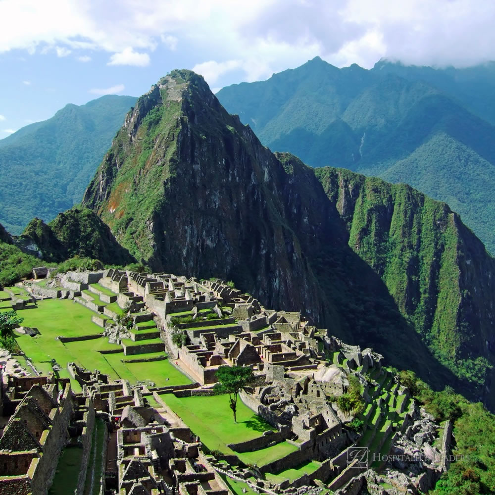 The lost Incan city of Machu Picchu near Cusco, Peru.