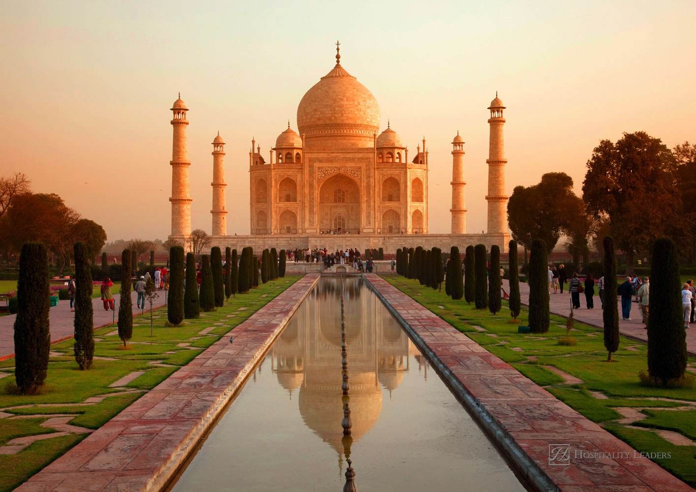 White marble Taj Mahal in India, Agra, Uttar Pradesh