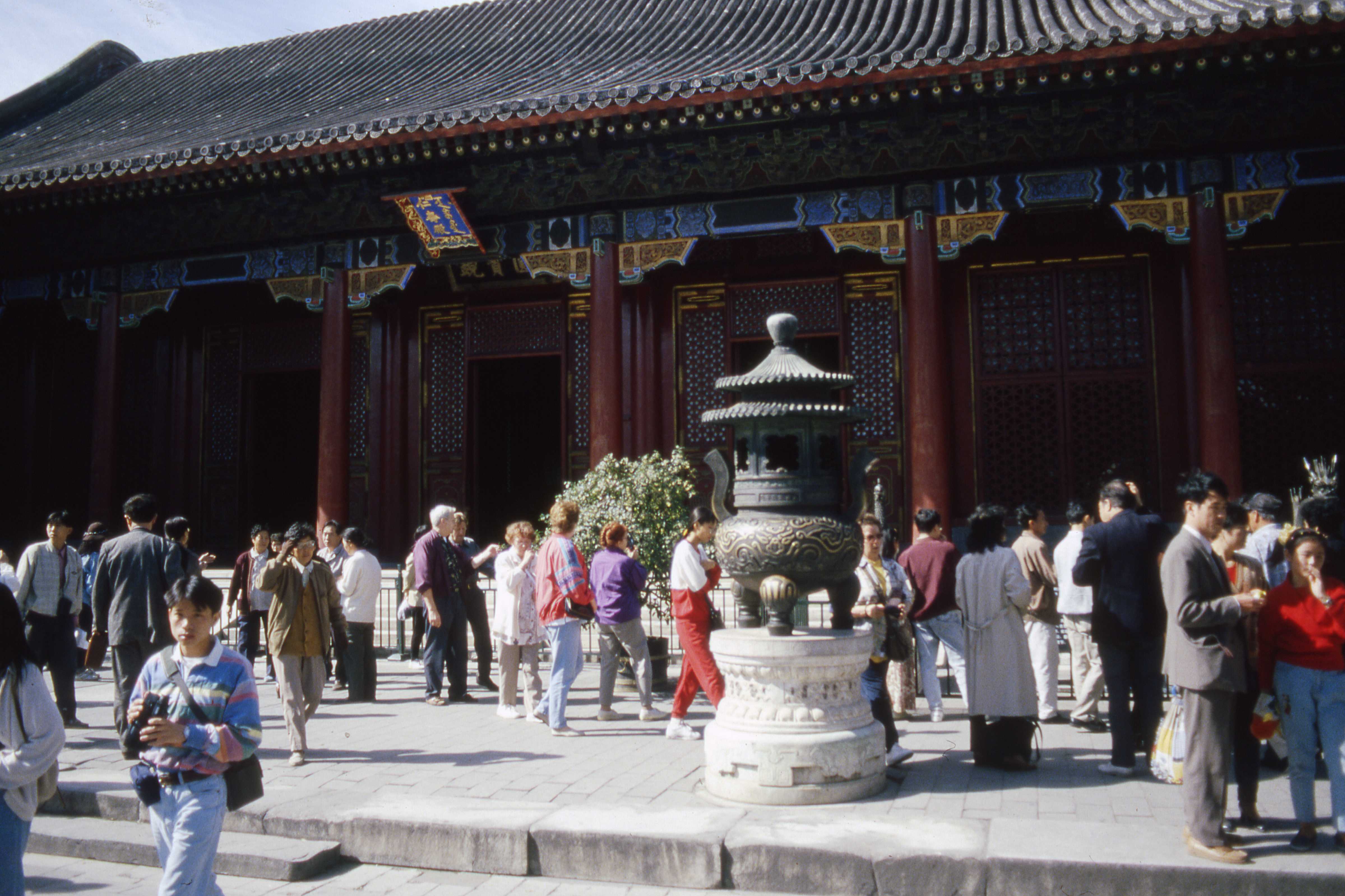 Chinese Tourists Beijing Photo: Oliver Brunner / pixelio.de