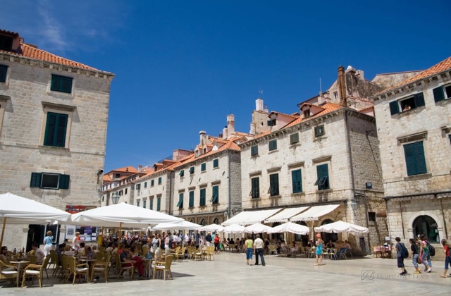 The Luza is the main city square in the Croat city of Dubrovnik.