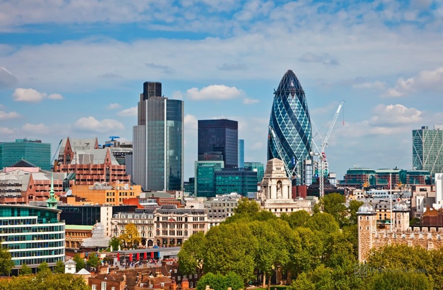 Hospitality News: View on city of London