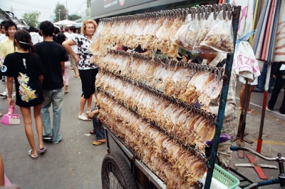 Hospitality News: Dried fish in Bangkok Photo: Thomas Kasper / pixelio.de