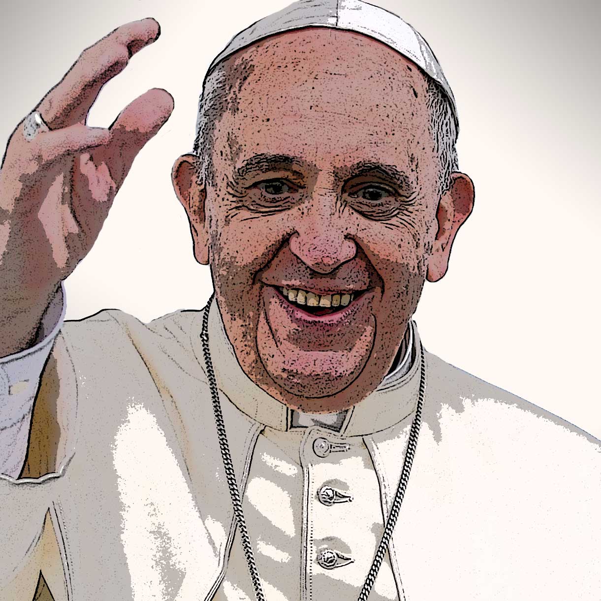 Pope Francis popart