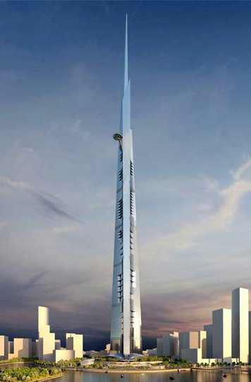 Jeddah Tower in the Red Sea city