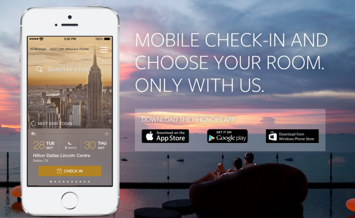 hilton hhonors mobile app