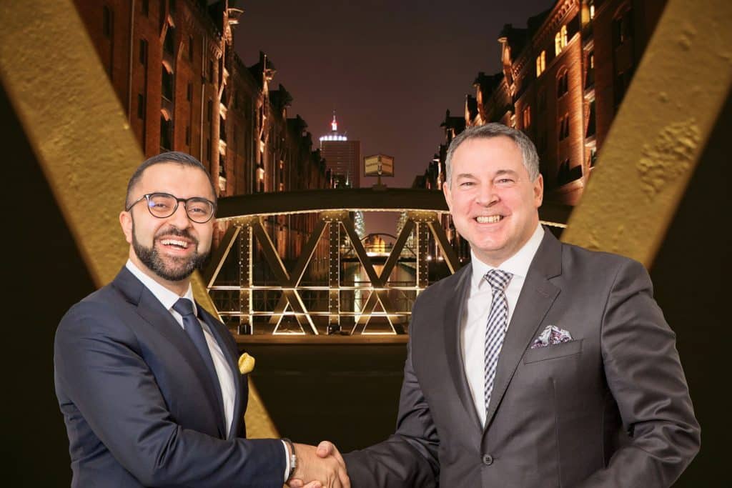 Novum CEO David Etmenan, left, welcomes his new COO Mario Pick, former long-year managing director of Welcome Hotels - Photo: Novum group