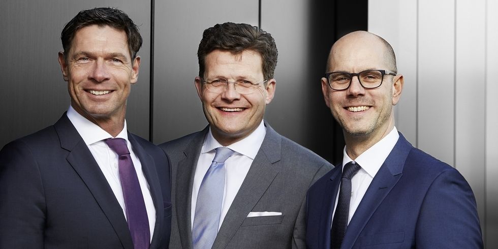 Neuer Dehag-Vorstand ab 2018: (von links) Jochen Oehler, Marcus Smola und Alexander Kühnlein