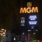 Marquees along the Las Vegas Strip pay respect to the victims and first responders of the previous Sunday's mass shooting Tuesday, October 3, 2017. CREDIT: Sam Morris/Las Vegas News Bureau