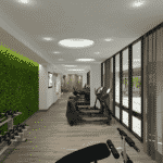 Hyatt Place Frankfurt - Gym Rendering